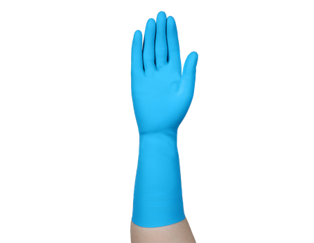 Gloves Utility X-Large Latex / Nitrile Blue 13 I .. .  .  